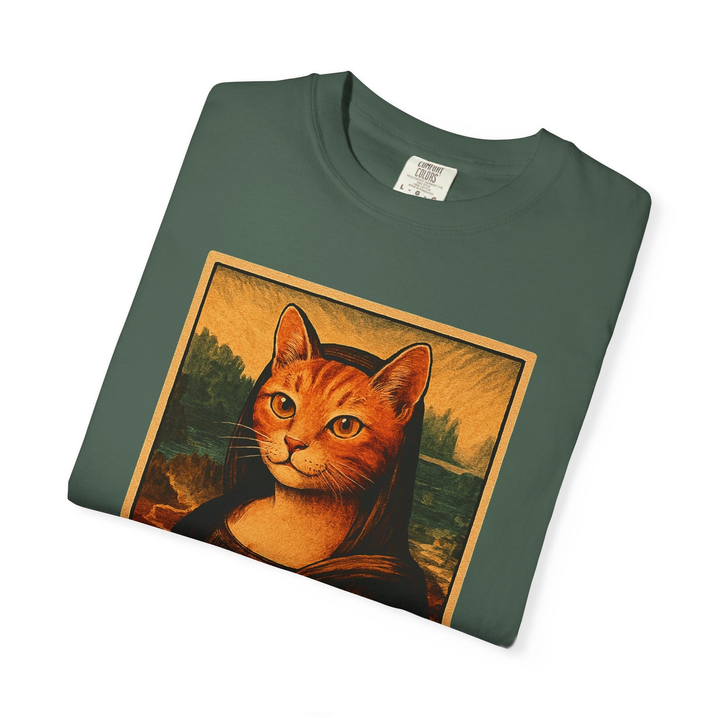 Meowna Lisa Cat Lovers T-Shirt | Unisex 100% Cotton