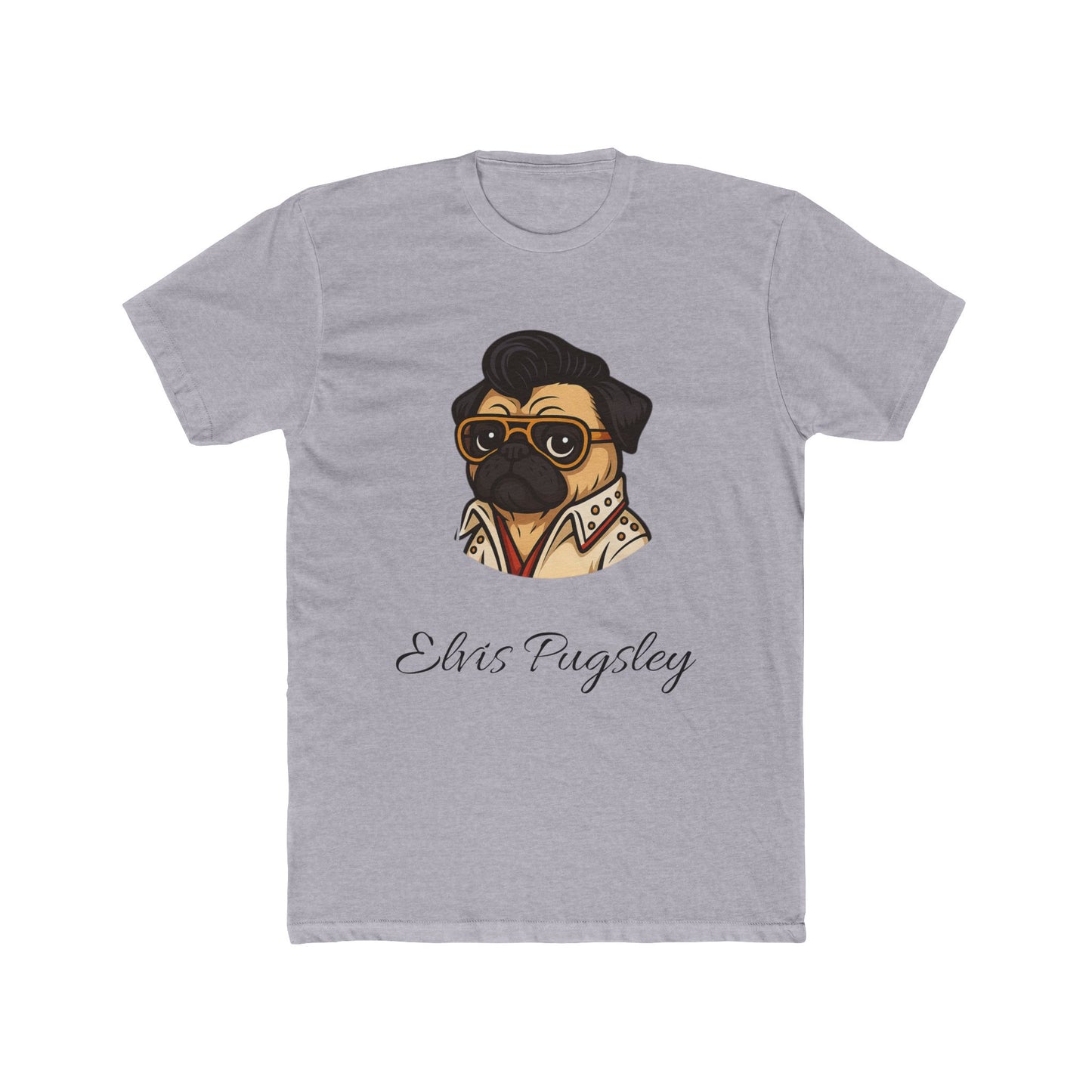 "Elvis Pugsley" T-Shirt, Funny Pet Lover Shirt, Dog Costume T-Shirt, Animal Lover Gift