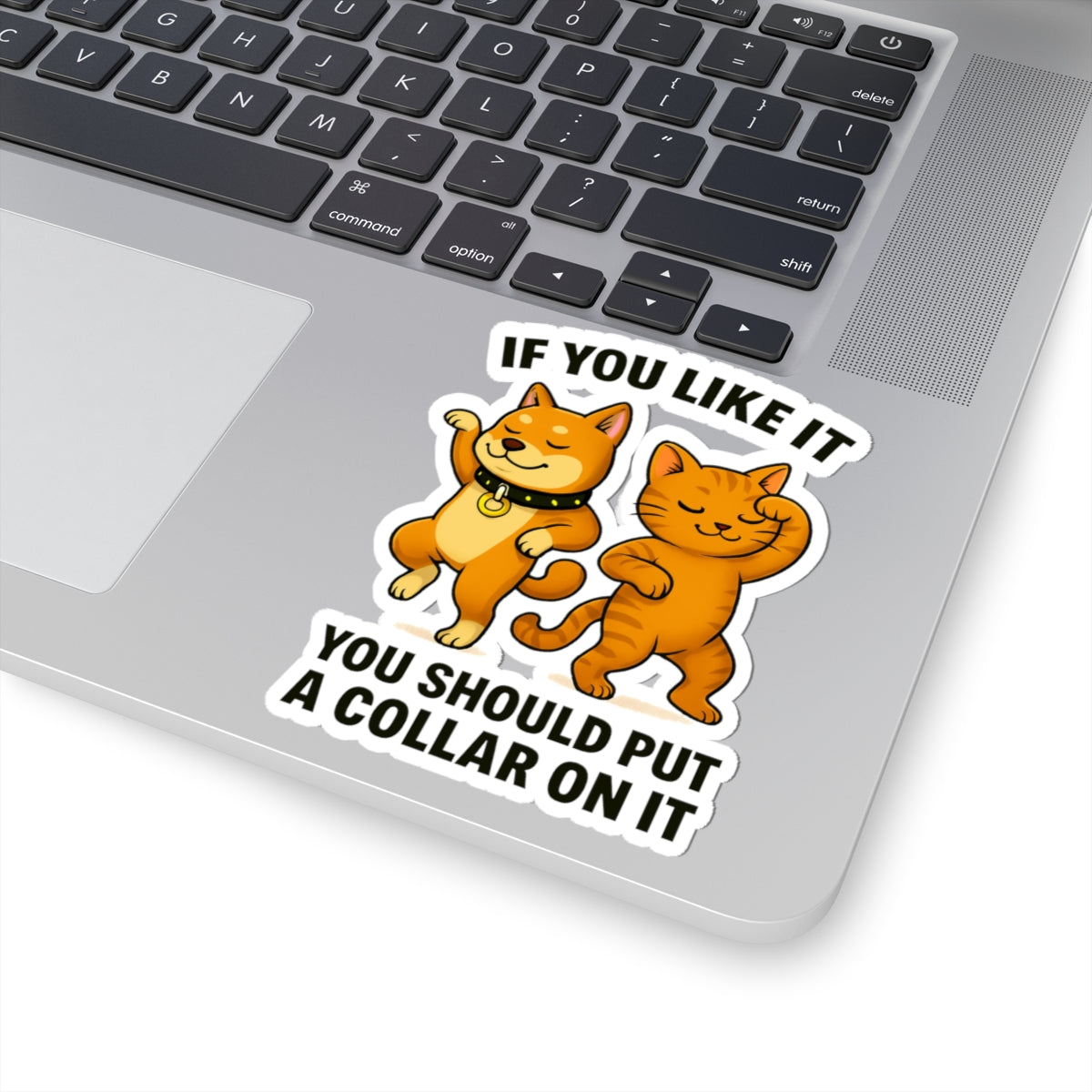If You Like It, Put a Necklace on It | Funny Pet Vinyl Sticker | Durable & High-Quality