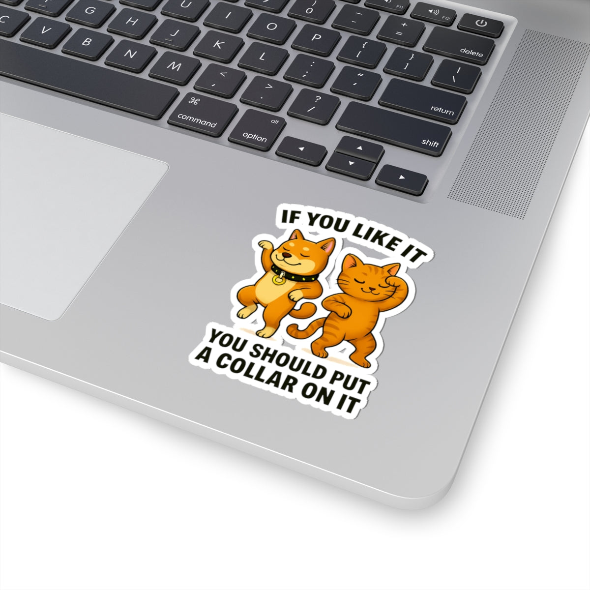 If You Like It, Put a Necklace on It | Funny Pet Vinyl Sticker | Durable & High-Quality