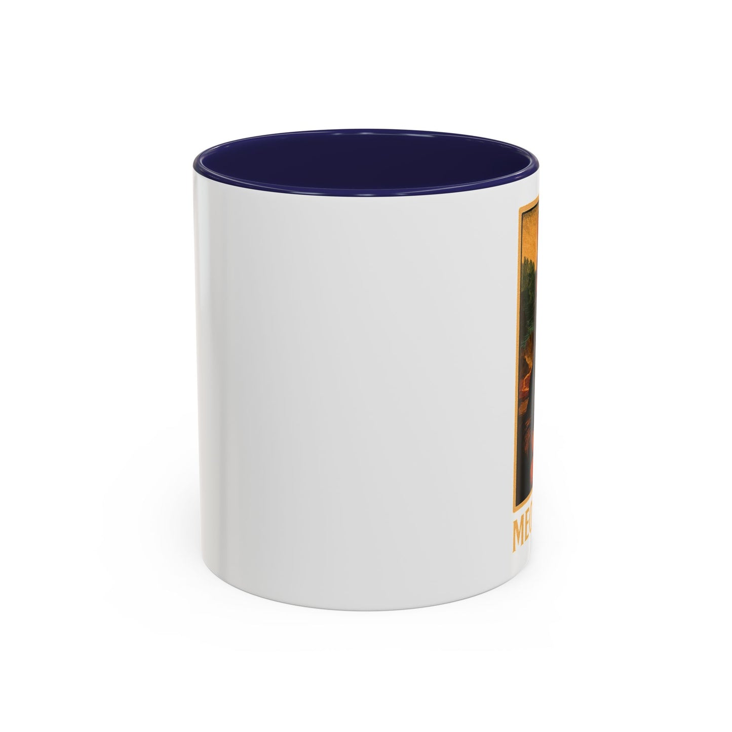 Meowna Lisa Cat | Ceramic with Colored Interior