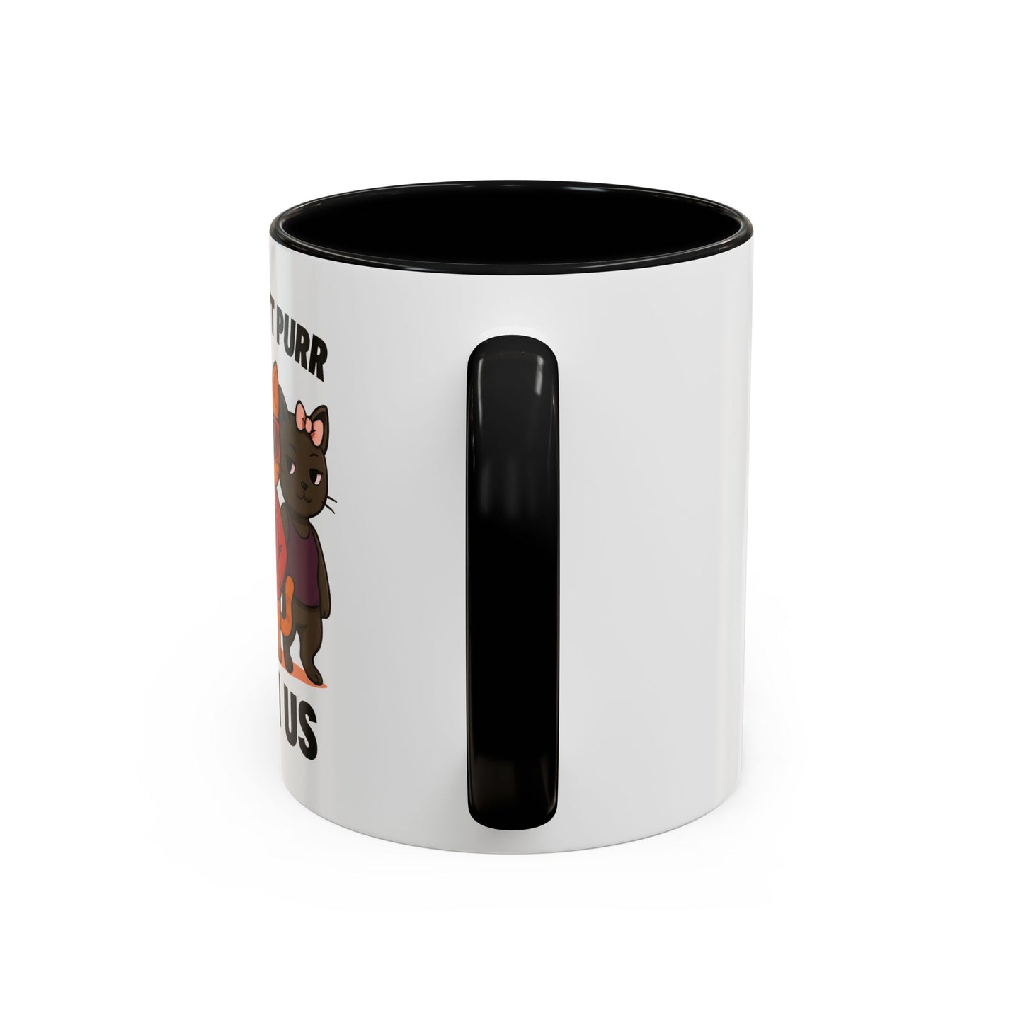 You Can't Purr With Us | Ceramic Mug with Colored Interior