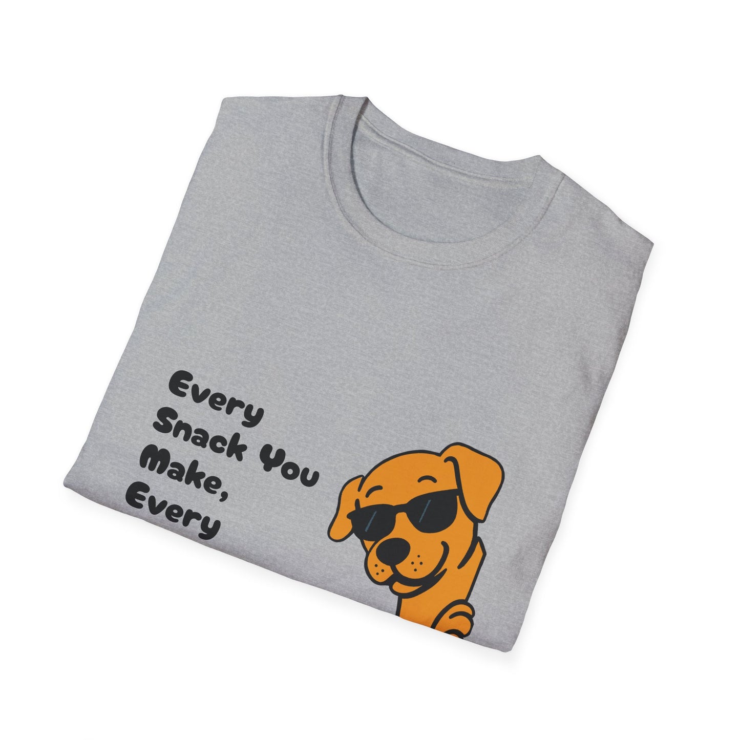 Playful Dog Watcher T-Shirt, Funny Pet Lover Tee, Gift for Dog Owners, Cute Animal Apparel, Ideal for Birthdays and Dog Lovers