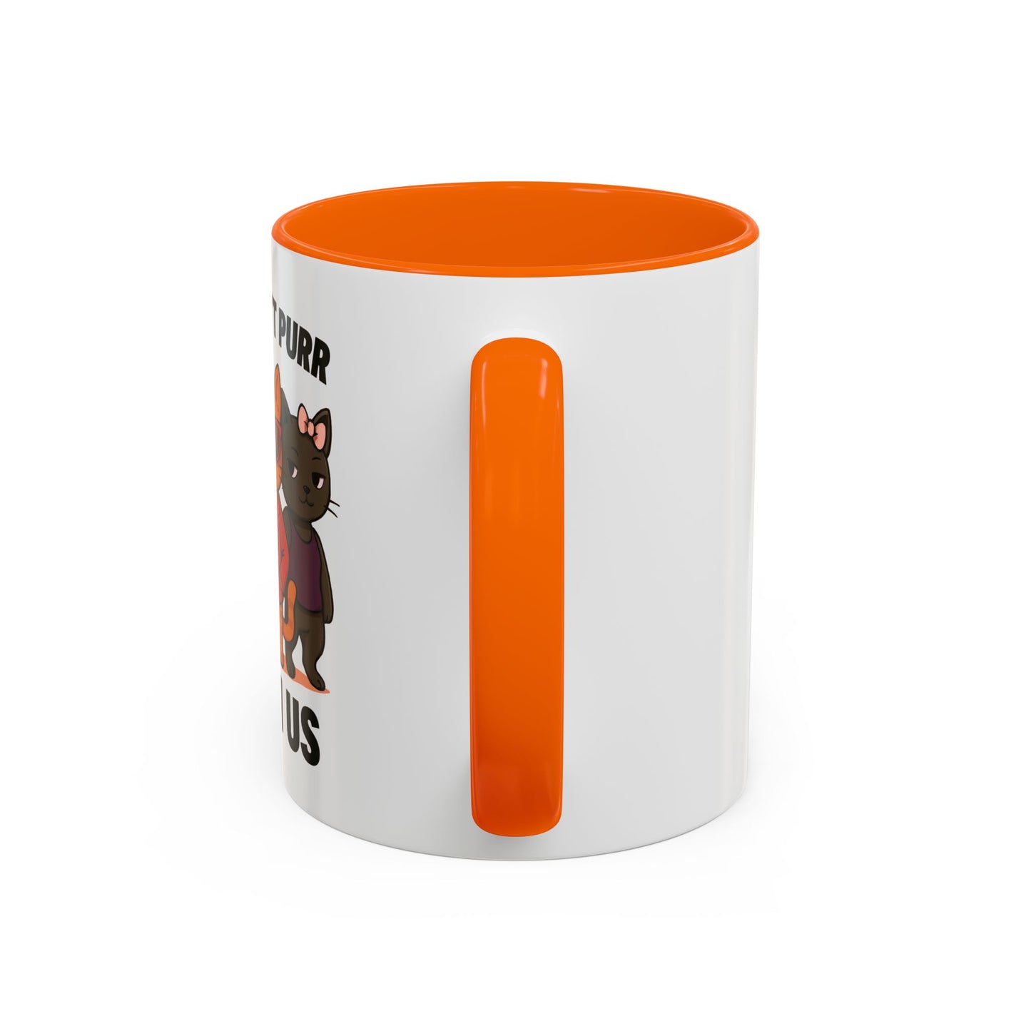 You Can't Purr With Us | Ceramic Mug with Colored Interior