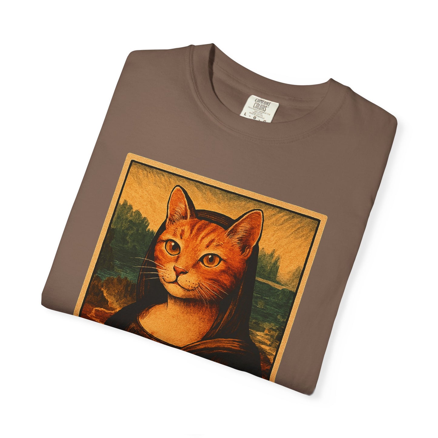 Meowna Lisa Cat Lovers T-Shirt | Unisex 100% Cotton