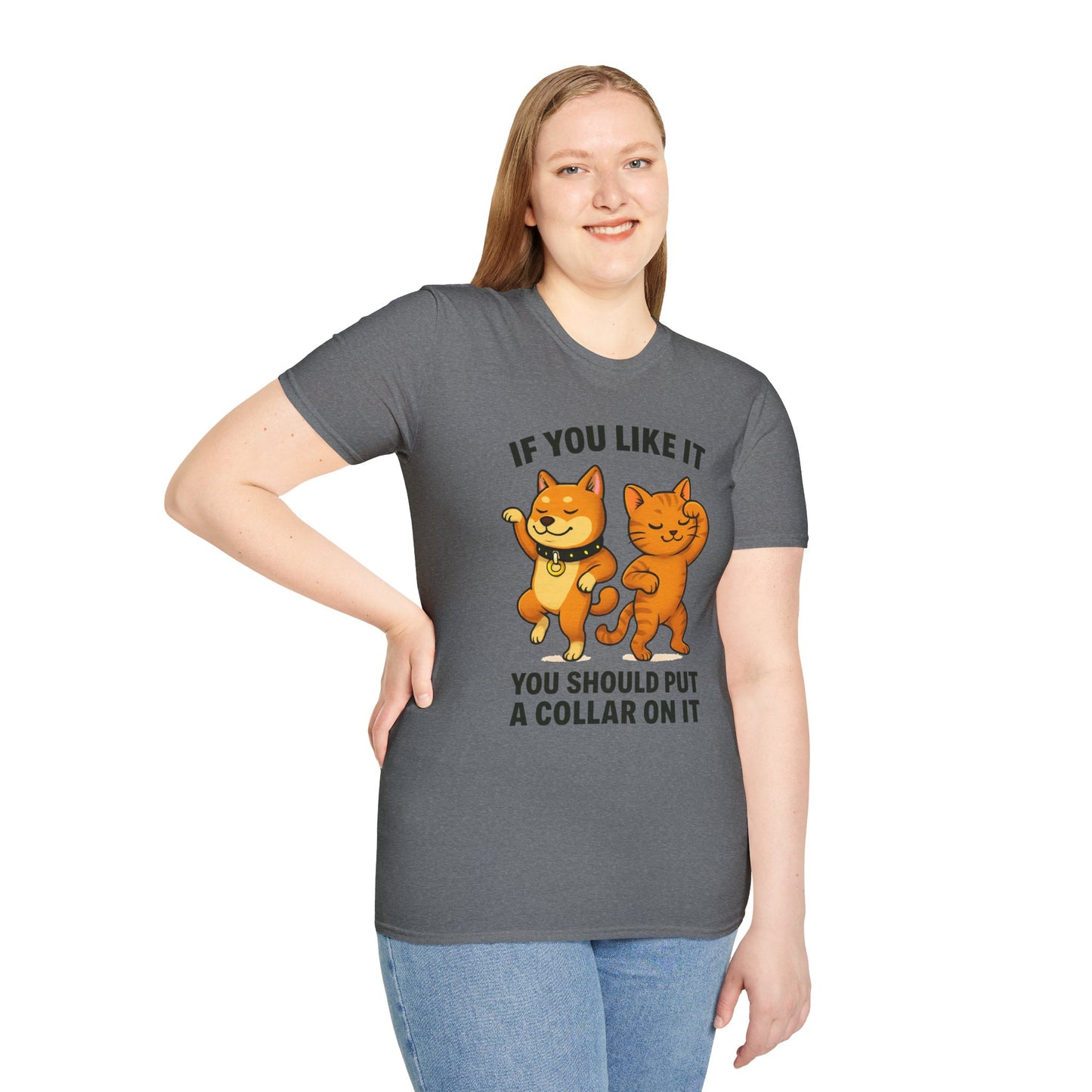 If You Like It, Put a Necklace on It | Funny Pet T-Shirt | 100% Cotton Unisex Tee