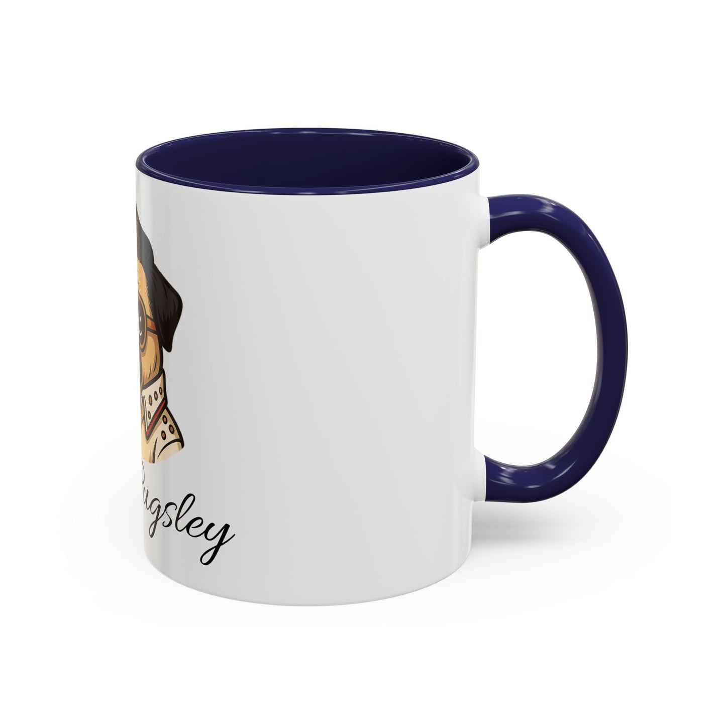 Elvis Pugsley Coffee Mug, Fun Dog Lover Gift, Unique Pet Mug, Home Decor, Coffee Cup for Dog Owners