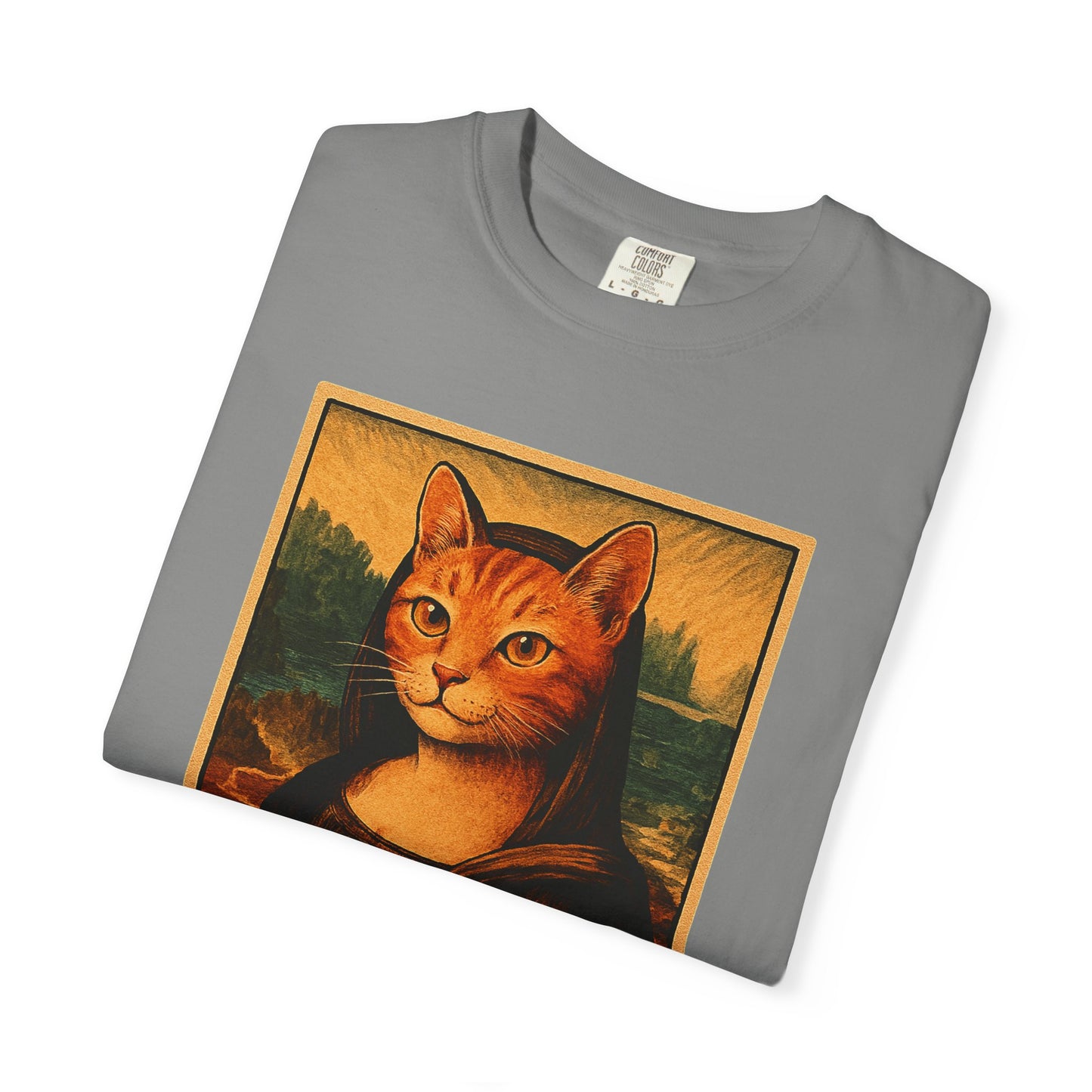 Meowna Lisa Cat Lovers T-Shirt | Unisex 100% Cotton
