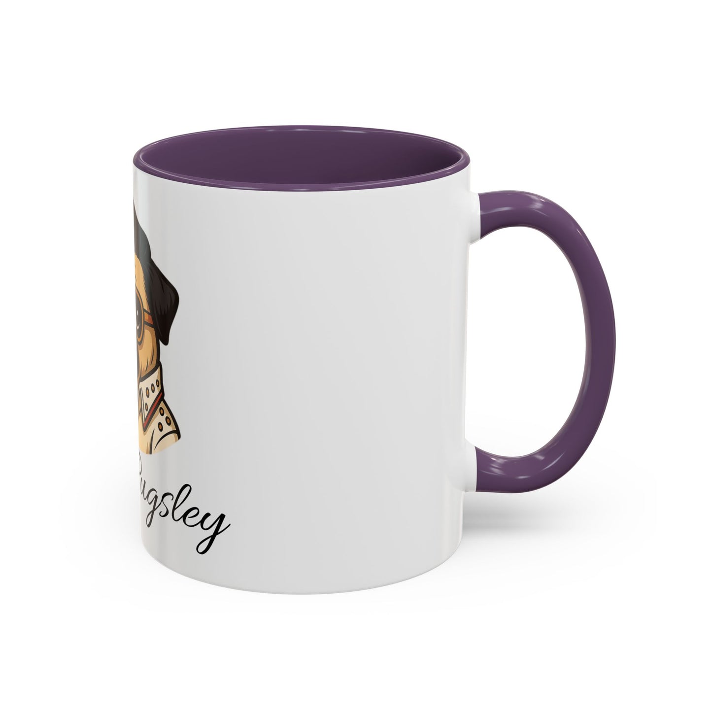 Elvis Pugsley Coffee Mug, Fun Dog Lover Gift, Unique Pet Mug, Home Decor, Coffee Cup for Dog Owners