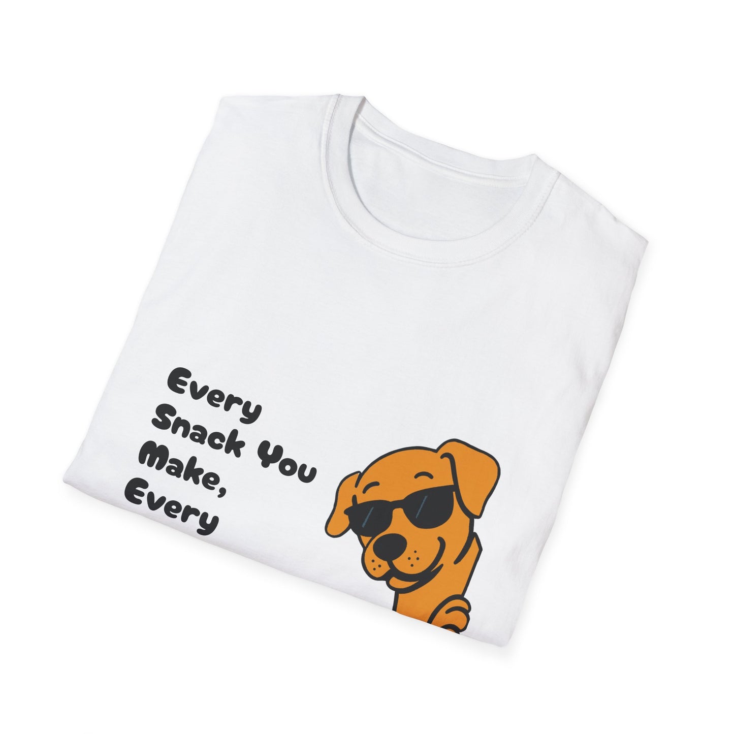 Playful Dog Watcher T-Shirt, Funny Pet Lover Tee, Gift for Dog Owners, Cute Animal Apparel, Ideal for Birthdays and Dog Lovers