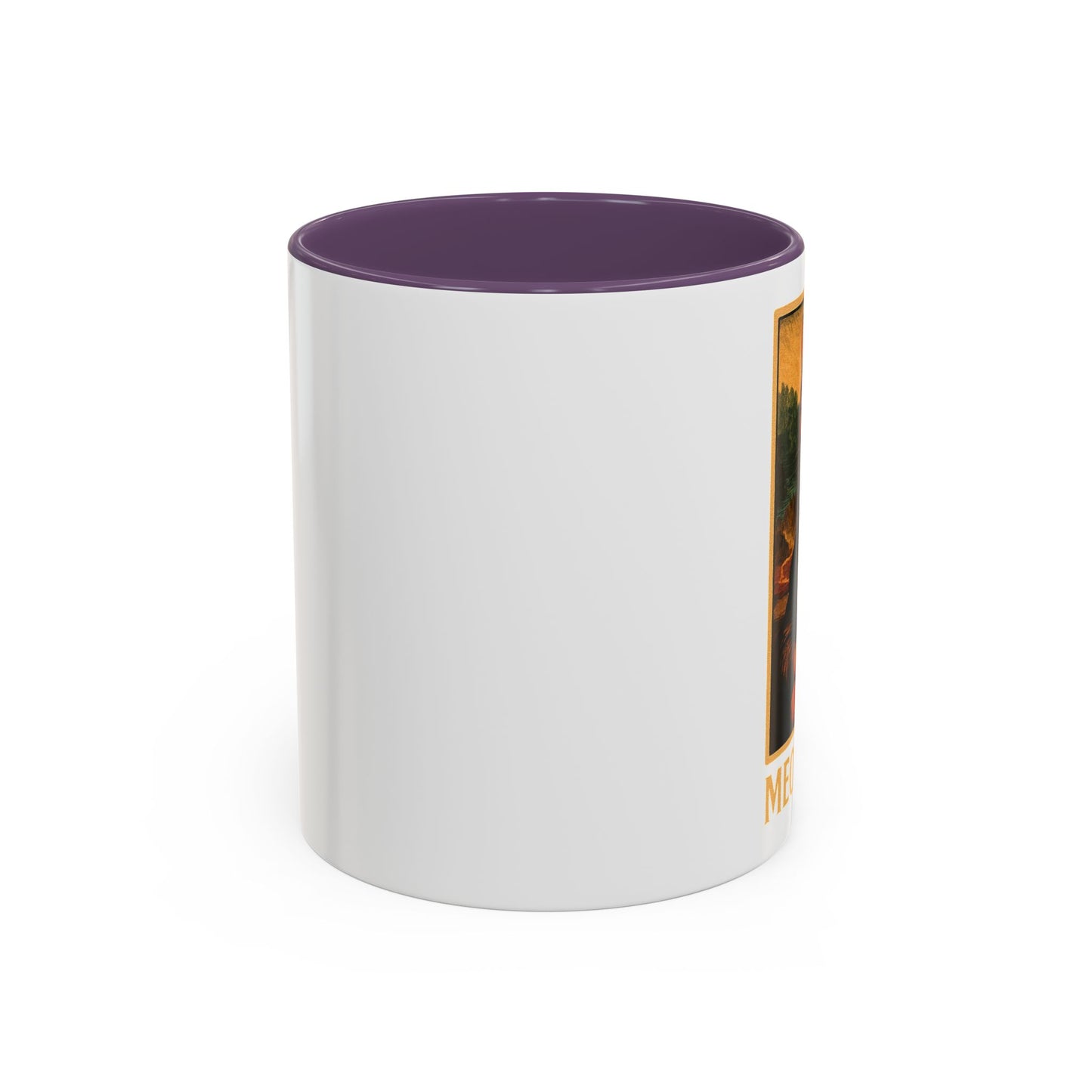 Meowna Lisa Cat | Ceramic with Colored Interior