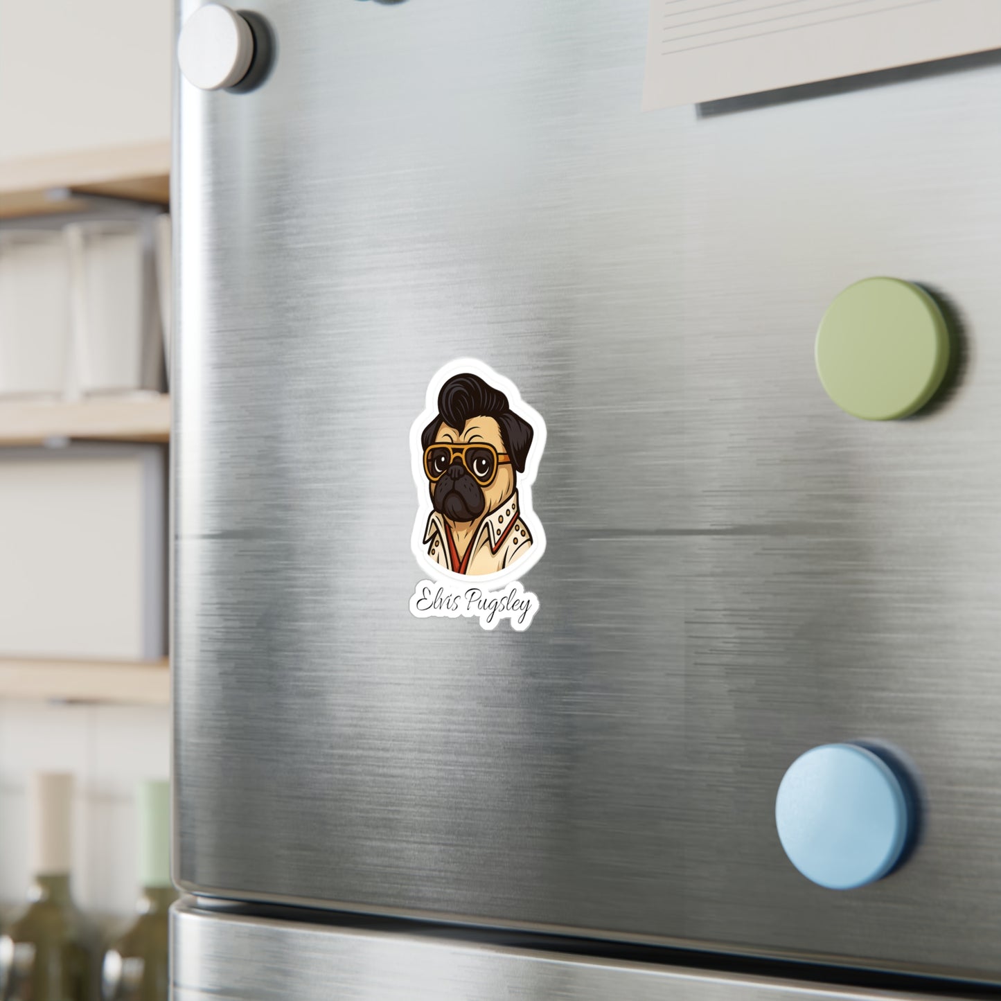Elvis Pugsley Sticker