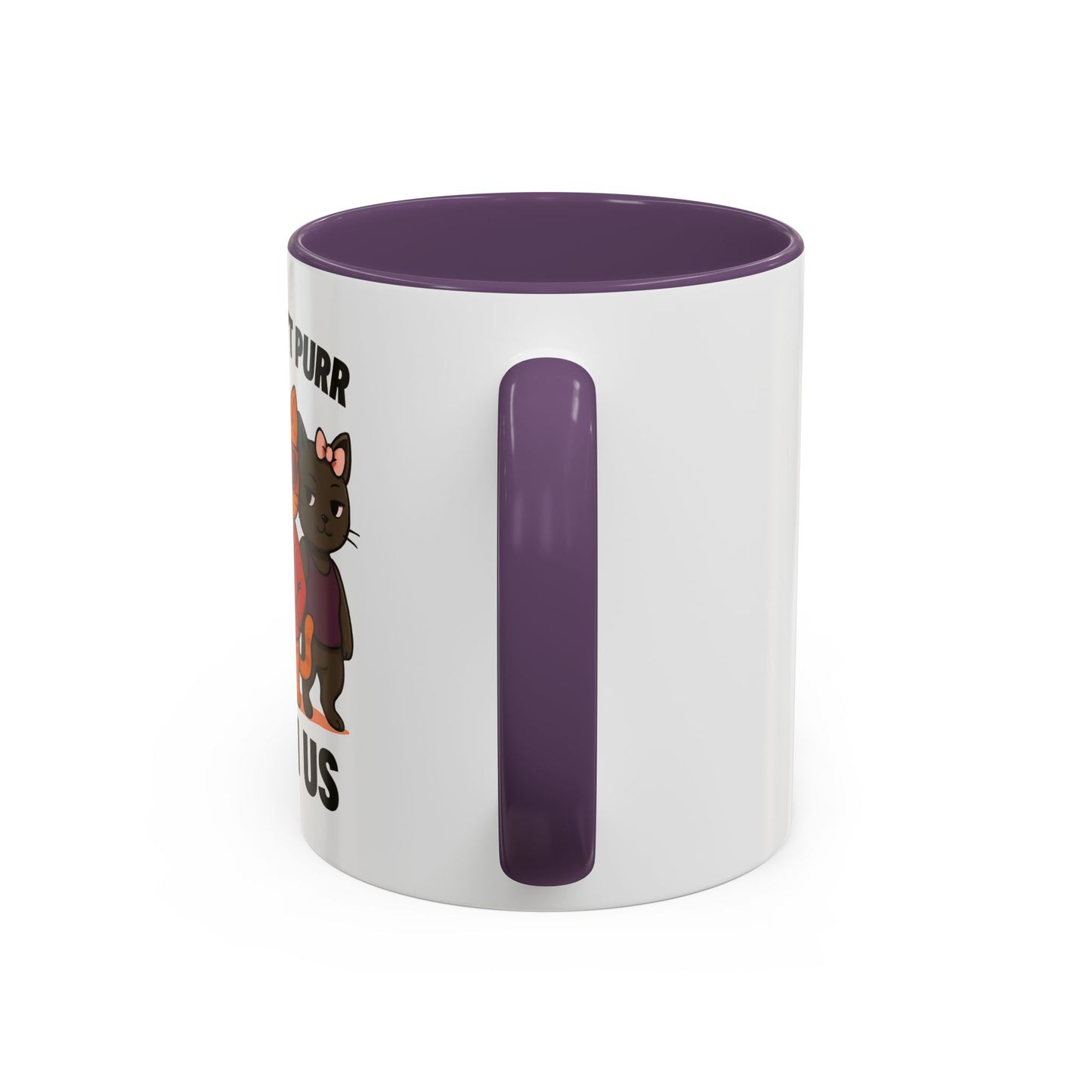 You Can't Purr With Us | Ceramic Mug with Colored Interior
