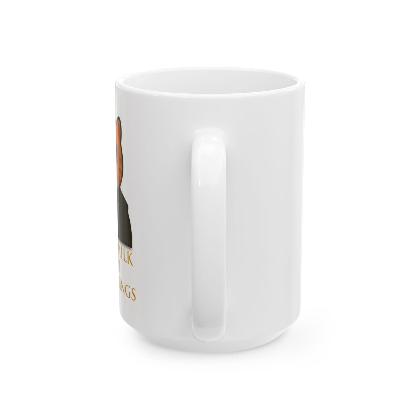I Drink Milk and I Know Things | Funny Game of Thrones Cat Mug | Ceramic Mug