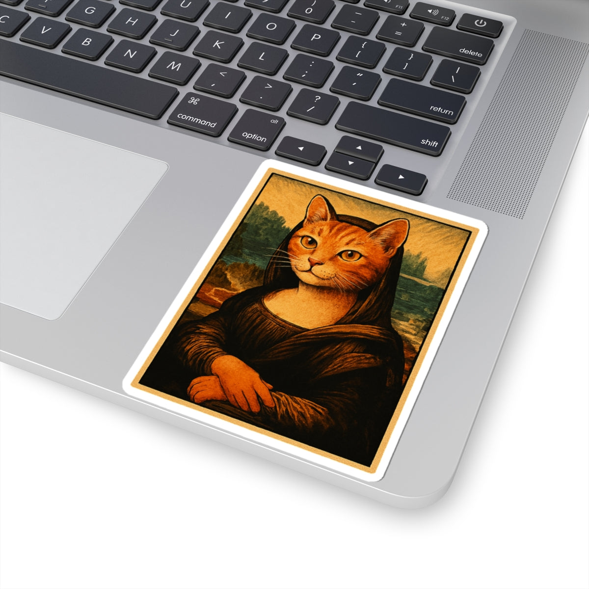 Vinyl Sticker | Meowna Lisa Cat Lover Gift