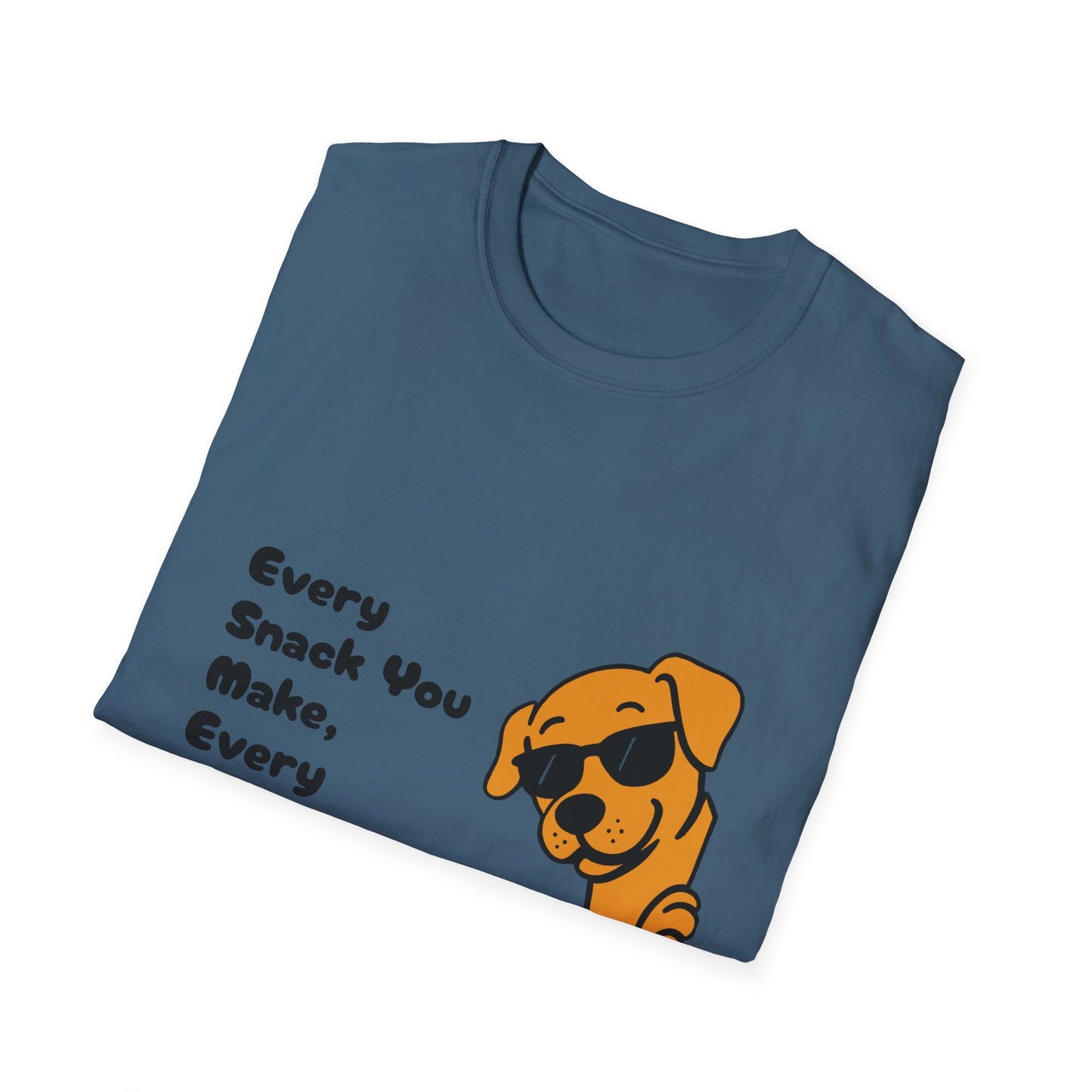 Playful Dog Watcher T-Shirt, Funny Pet Lover Tee, Gift for Dog Owners, Cute Animal Apparel, Ideal for Birthdays and Dog Lovers
