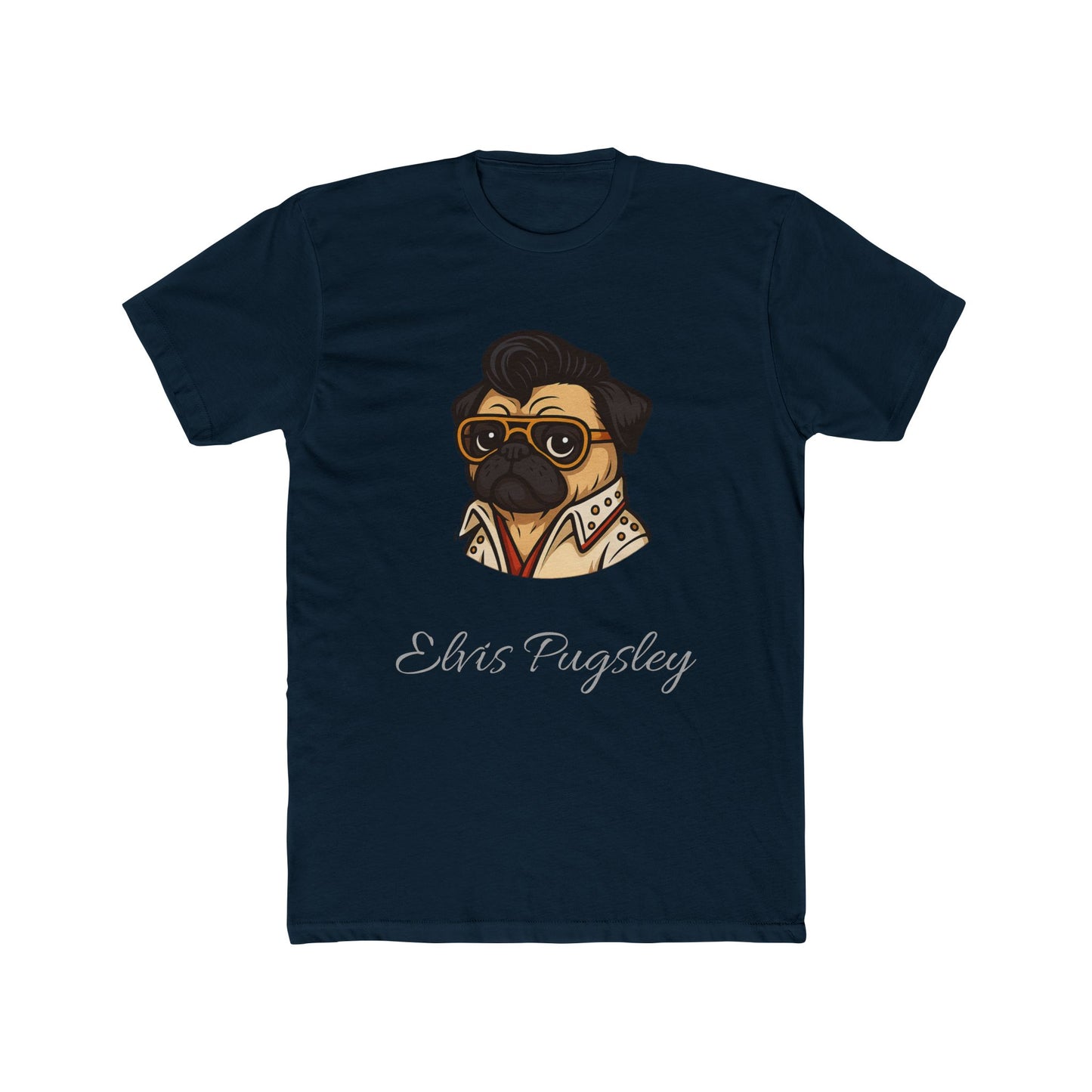 "Elvis Pugsley" T-Shirt, Funny Pet Lover Shirt, Dog Costume T-Shirt, Animal Lover Gift