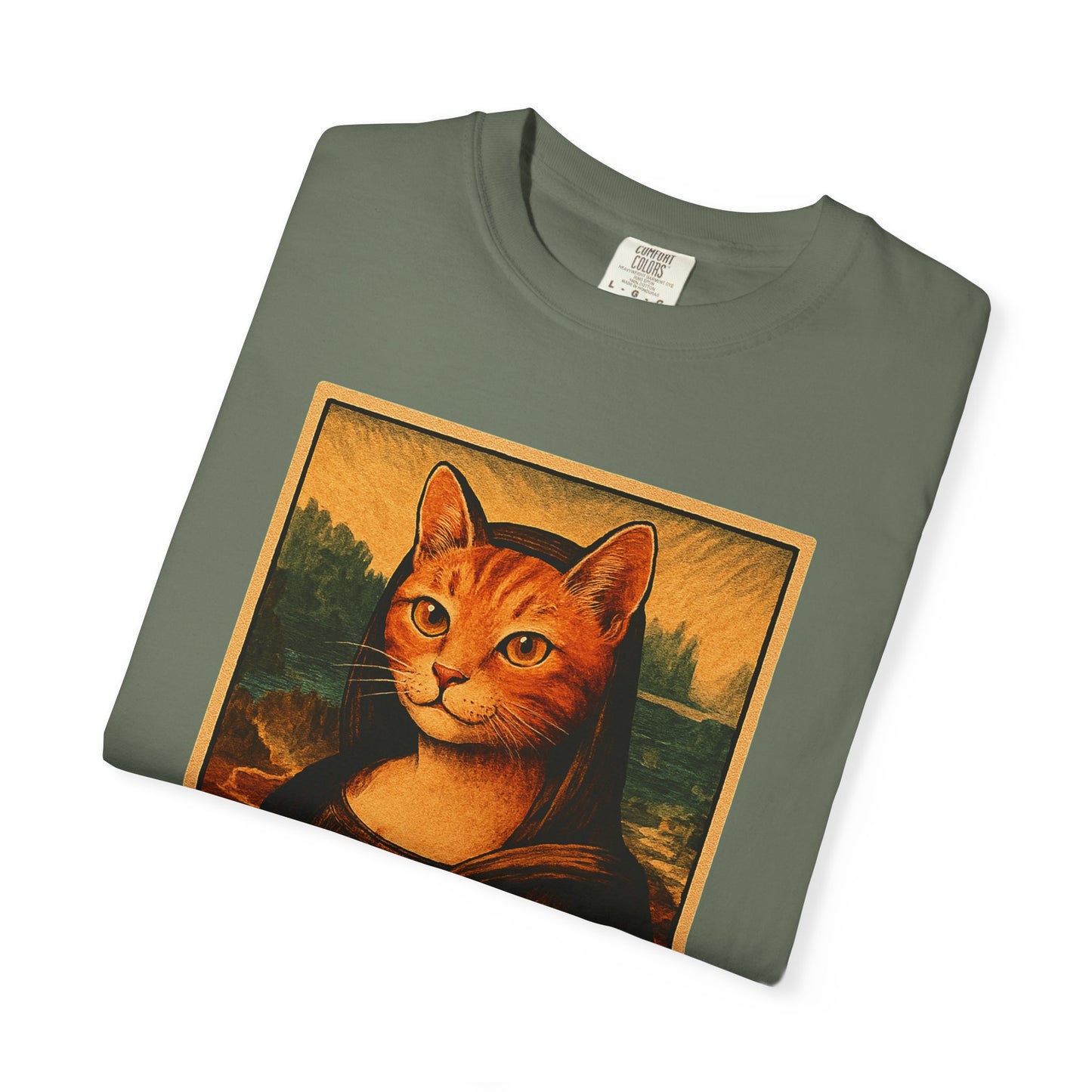 Meowna Lisa Cat Lovers T-Shirt | Unisex 100% Cotton