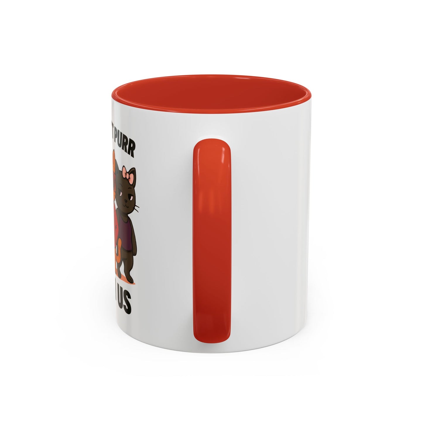 You Can't Purr With Us | Ceramic Mug with Colored Interior