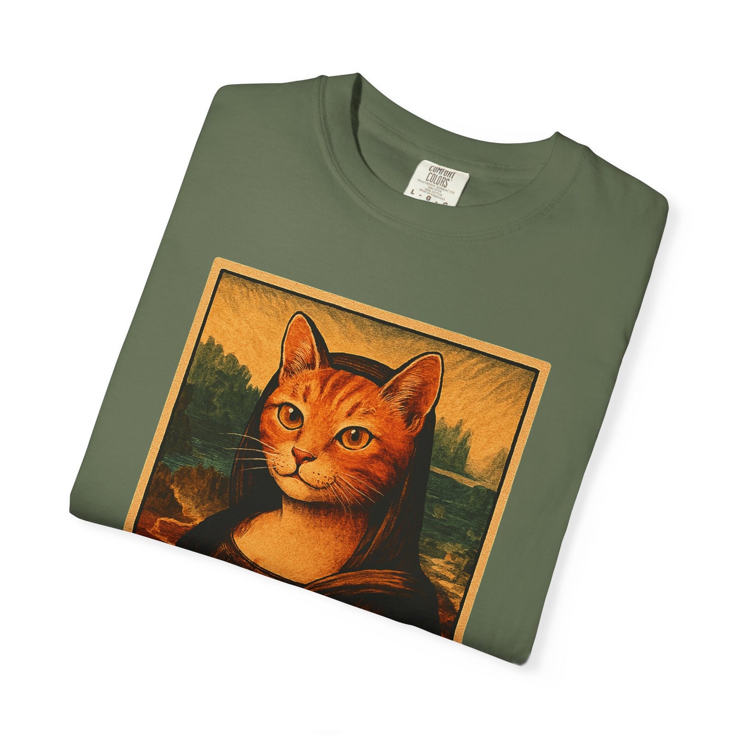 Meowna Lisa Cat Lovers T-Shirt | Unisex 100% Cotton