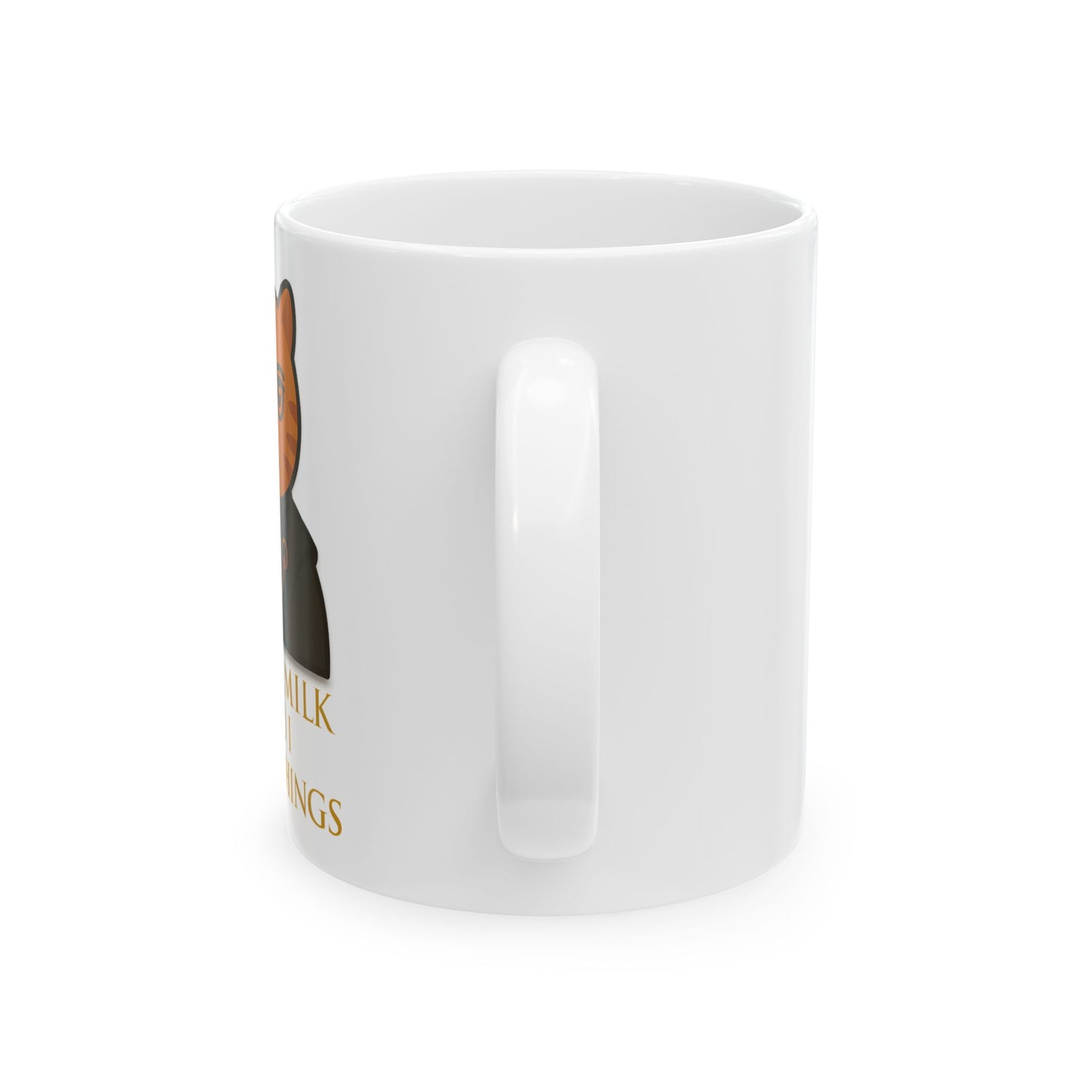 I Drink Milk and I Know Things | Funny Game of Thrones Cat Mug | Ceramic Mug