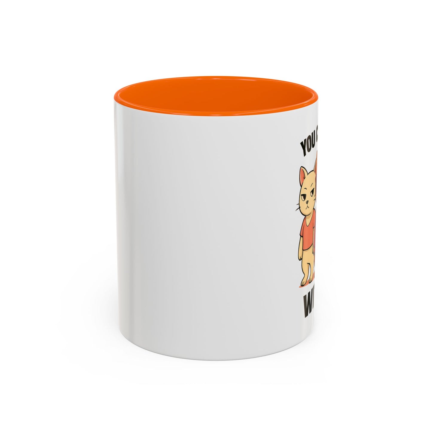 You Can't Purr With Us | Ceramic Mug with Colored Interior