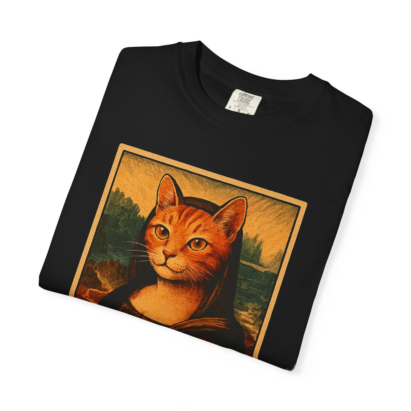 Meowna Lisa Cat Lovers T-Shirt | Unisex 100% Cotton