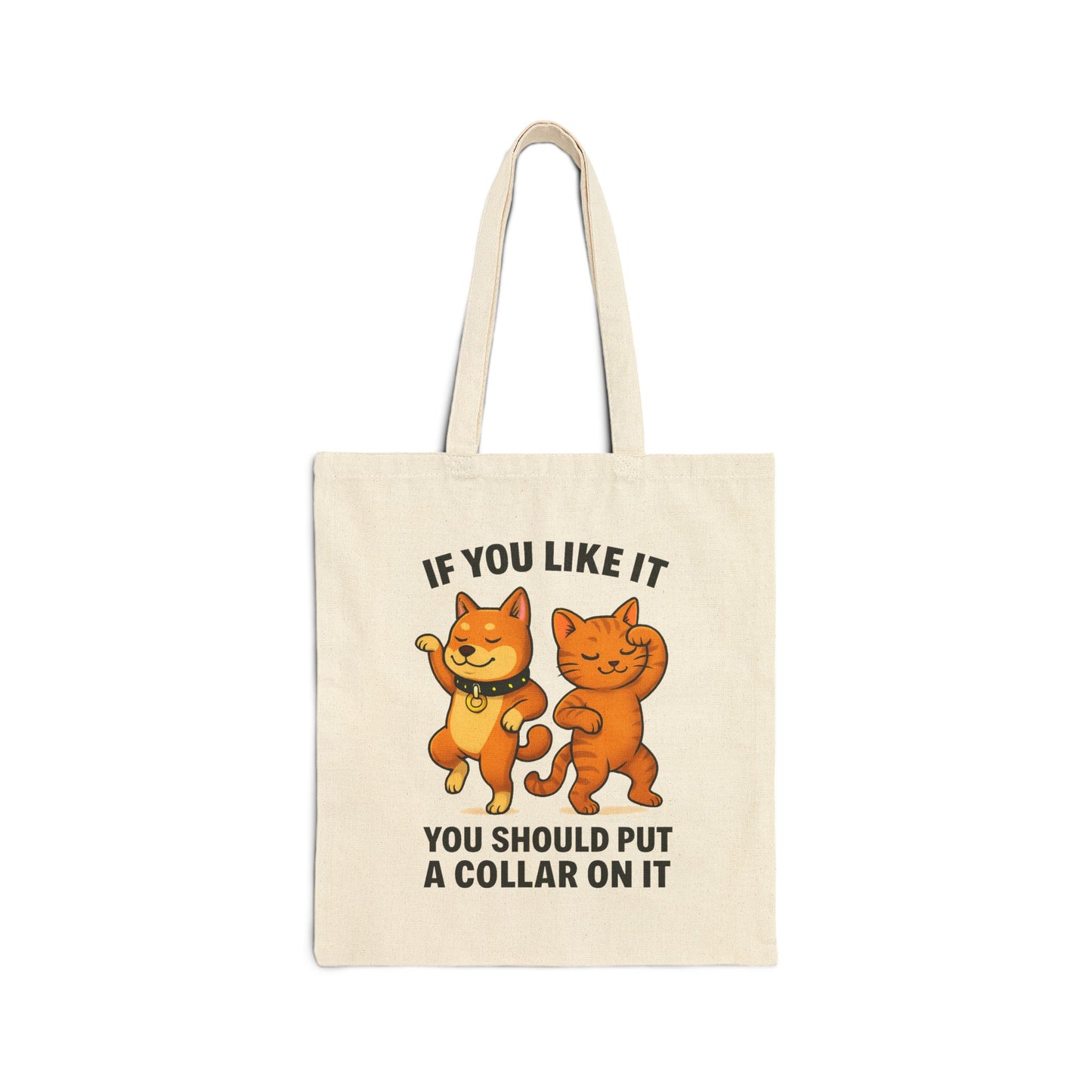 If You Like It, Put a Necklace on It | Funny Pet Tote Bag | 100% Cotton &amp; Eco-Friendly