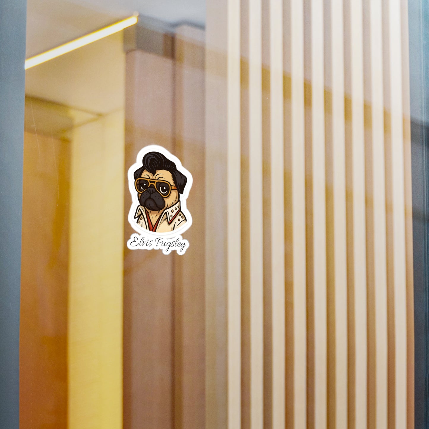 Elvis Pugsley Sticker