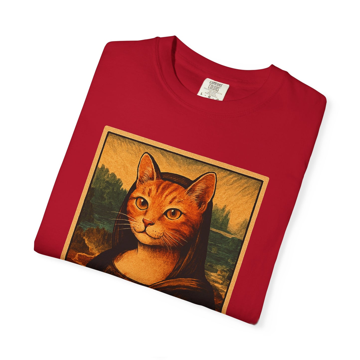 Meowna Lisa Cat Lovers T-Shirt | Unisex 100% Cotton