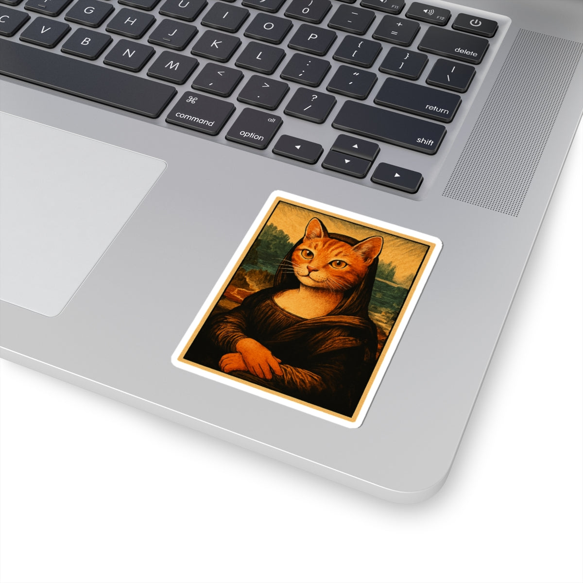 Vinyl Sticker | Meowna Lisa Cat Lover Gift