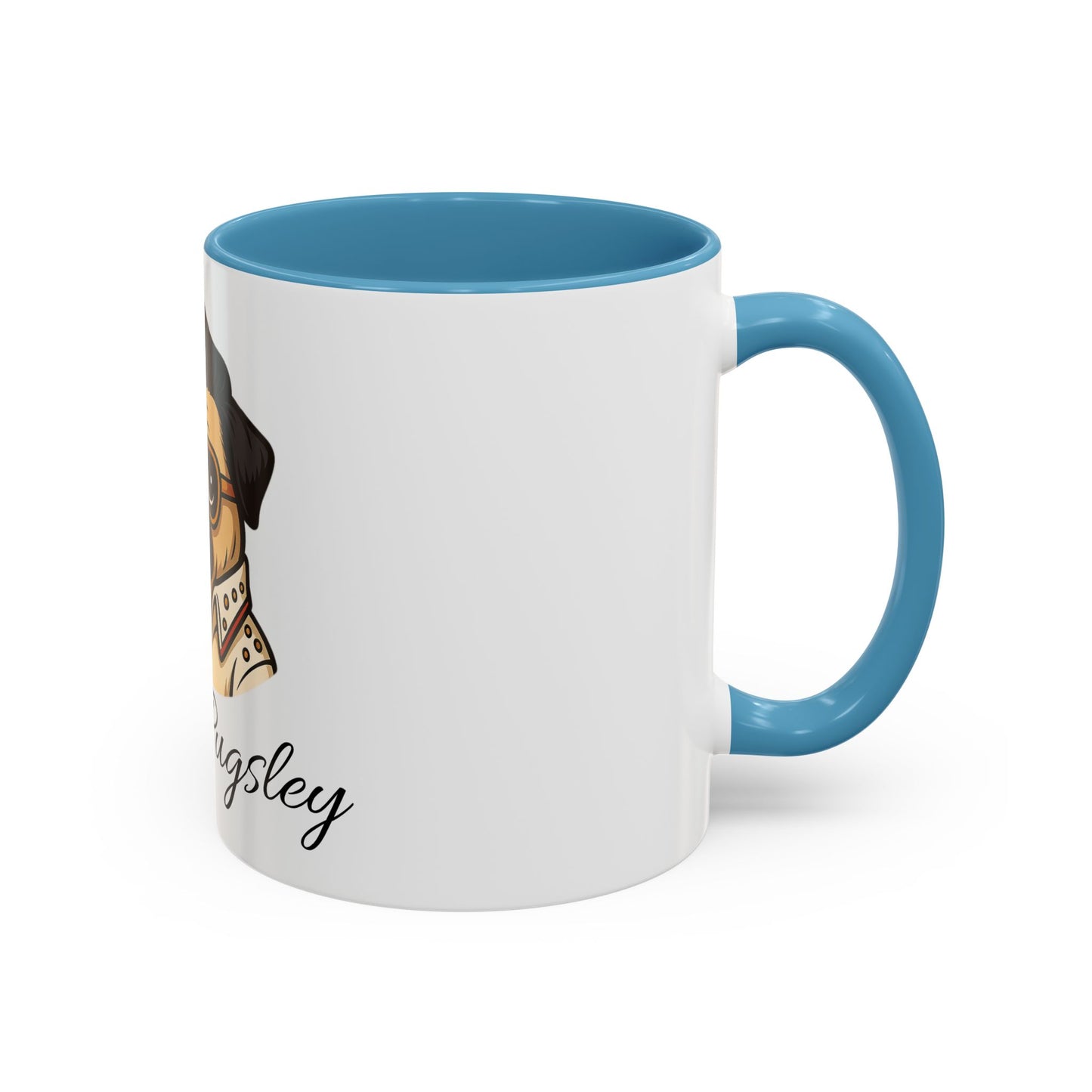 Elvis Pugsley Coffee Mug, Fun Dog Lover Gift, Unique Pet Mug, Home Decor, Coffee Cup for Dog Owners