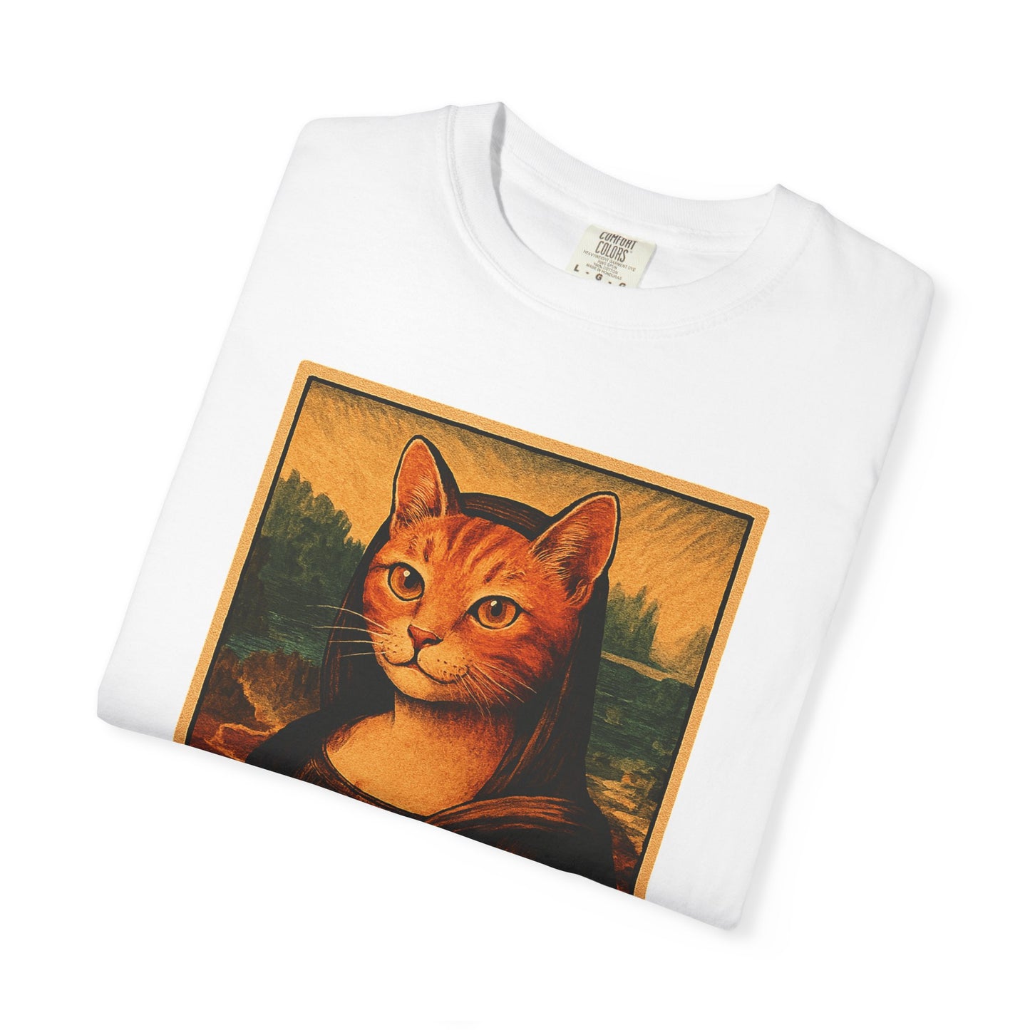 Meowna Lisa Cat Lovers T-Shirt | Unisex 100% Cotton
