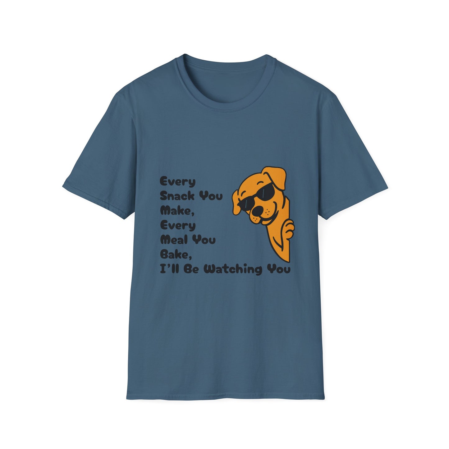Playful Dog Watcher T-Shirt, Funny Pet Lover Tee, Gift for Dog Owners, Cute Animal Apparel, Ideal for Birthdays and Dog Lovers