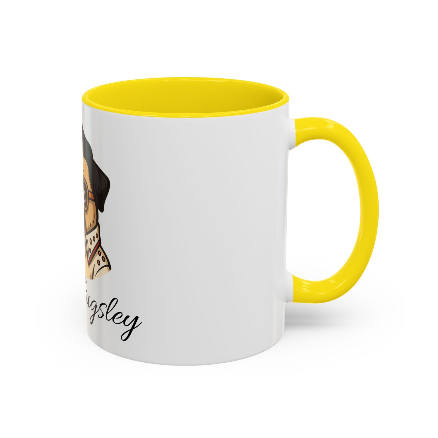 Elvis Pugsley Coffee Mug, Fun Dog Lover Gift, Unique Pet Mug, Home Decor, Coffee Cup for Dog Owners