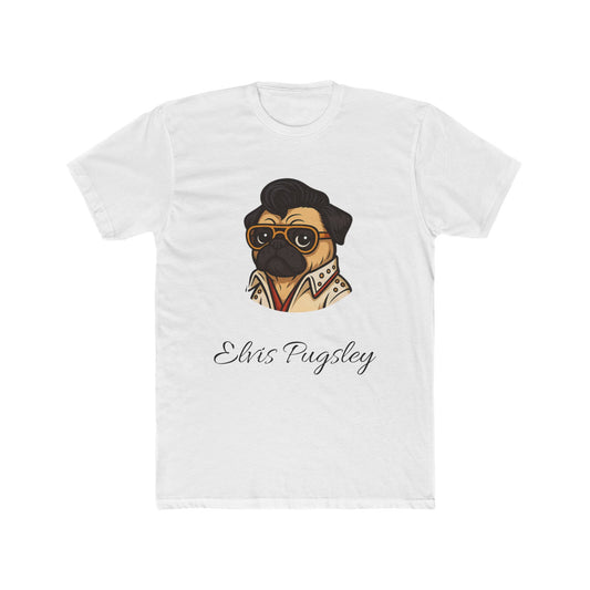 "Elvis Pugsley" T-Shirt, Funny Pet Lover Shirt, Dog Costume T-Shirt, Animal Lover Gift