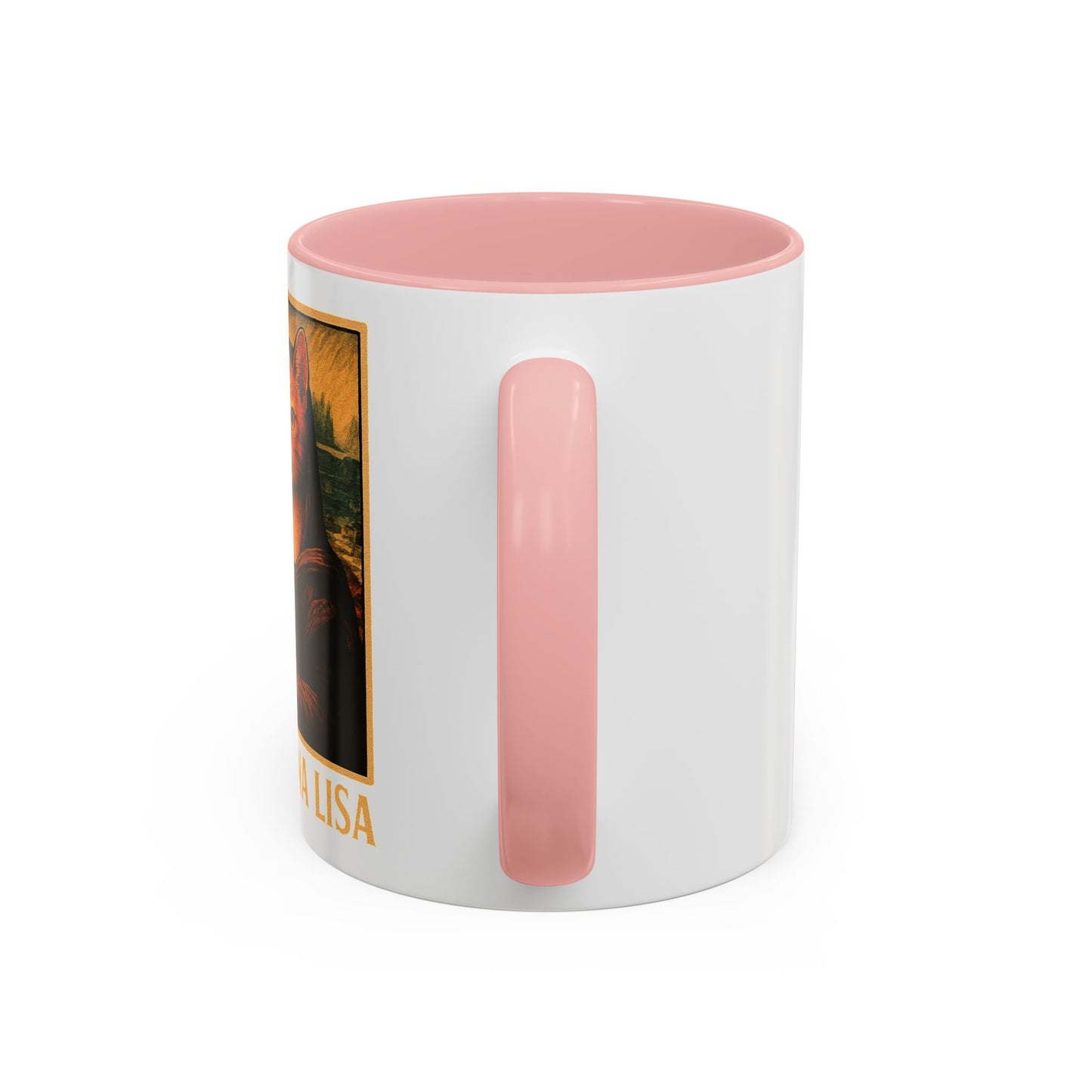 Meowna Lisa Cat | Ceramic with Colored Interior